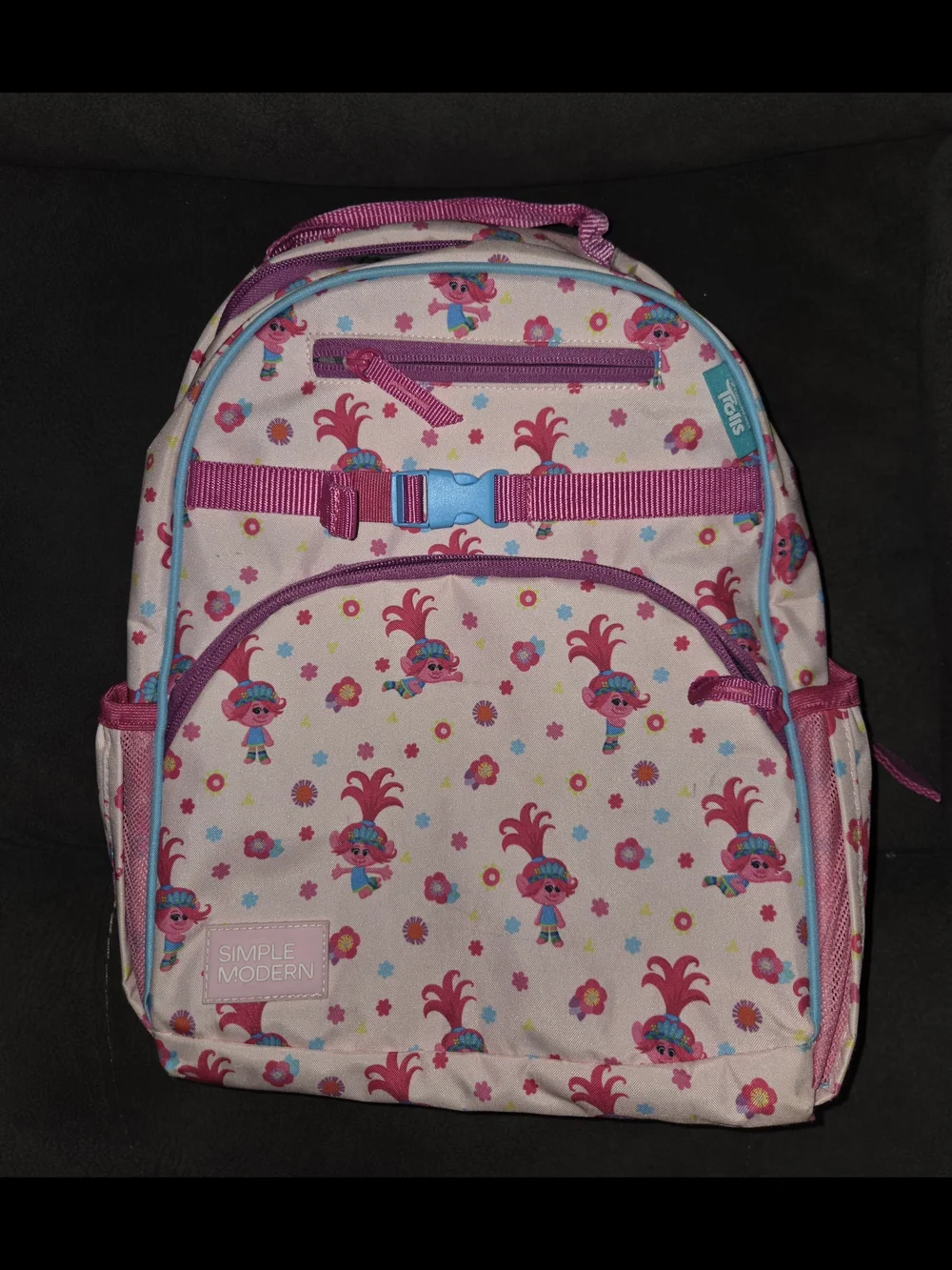 Simple Modern Trolls Poppy Size Medium School Bag & Lunch Bag For Girls